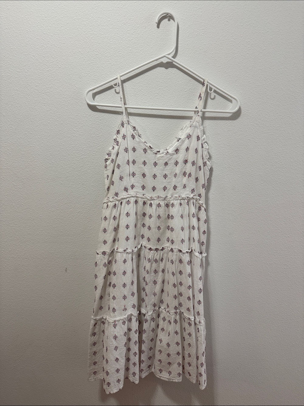 White  Spaghetti Strap Sundress size small